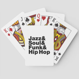 Jazz & Soul & Funk & Hip Hop Speelkaarten