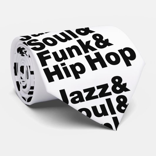 Jazz & Soul & Funk & Hip Hop Stropdas (Opgerold)