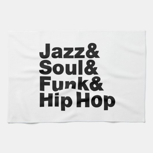 Jazz & Soul & Funk & Hip Hop Theedoek (Horizontaal)