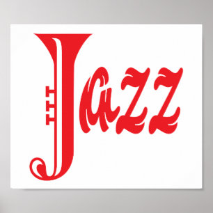 Jazz-teken Poster