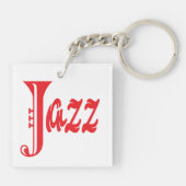 Jazz-teken Sleutelhanger (Achterkant)