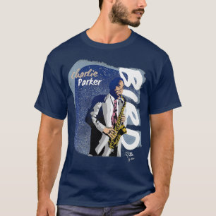 Jazz Tribute Collectie CHARLIE PARKER Premium T-shirt