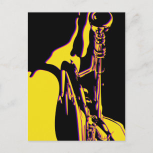 Jazz Trumpet Player Briefkaart