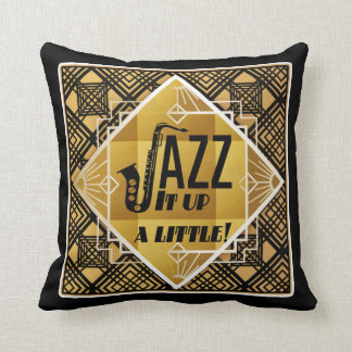 Jazz uit de jaren twintig een beetje opfleuren kussen