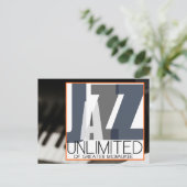 Jazz Unlimited Post Card Briefkaart (Staand voorkant)