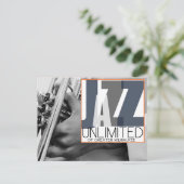 Jazz Unlimited Post Card Briefkaart (Staand voorkant)