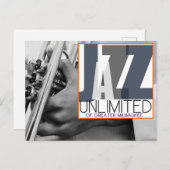 Jazz Unlimited Post Card Briefkaart (Voorkant / Achterkant)