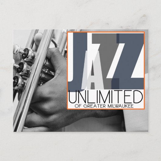 Jazz Unlimited Post Card Briefkaart (Voorkant)