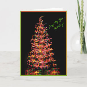 Jazz vers le haut de vos vacances ! Carte de Noël