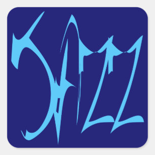 Jazz Vierkante Sticker