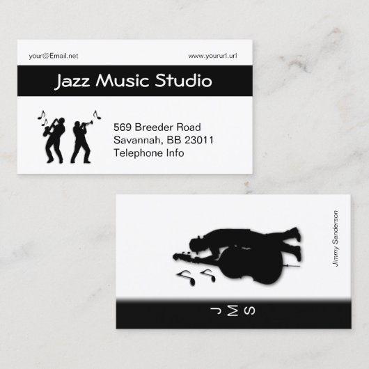 Jazz Visitekaartje (Voorkant / Achterkant)