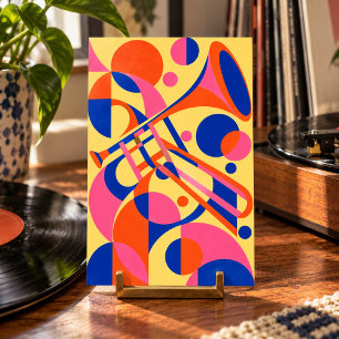 Jazz-vormen bij middag Art Print