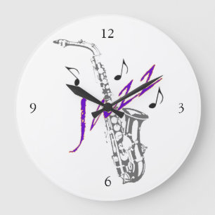 Jazz Wall Clock Grote Klok