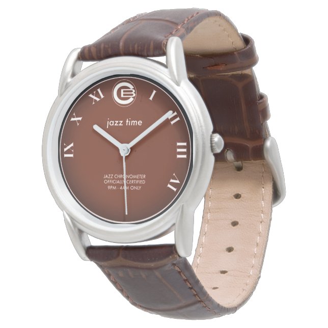 Jazz Watch bruin Horloge (Gekanteld)
