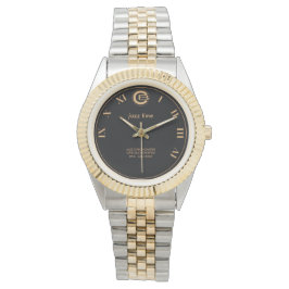 Jazz Watch- zwarte wijzerplaat Horloge