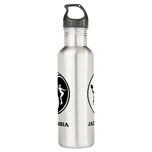 Jazzambia Yin Yang Waterfles 24 oz Waterfles (Achterkant)