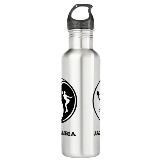 Jazzambia Yin Yang Waterfles 24 oz Waterfles (Voorkant)