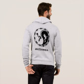 Jazzambia Yin Yang Zip Sweat - shirt à capuche (Dos entier)