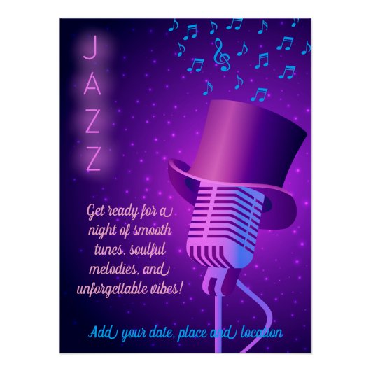 Jazzavond Perfect Poster (Voorkant)