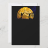 Jazzband Moon Birthday Kaart (Achterkant)