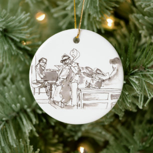 jazzbandkunst keramisch ornament