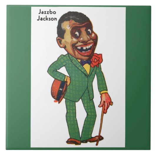 Jazzbo Jackson Tegeltje (Voorkant)