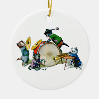 Jazzkatten Keramisch Ornament
