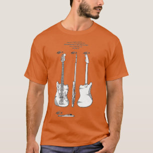 Jazzmaster Guitar Patent T-shirt