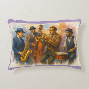 Jazzmuzikanten Accent Kussen