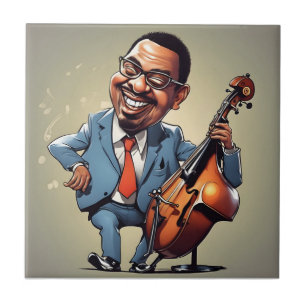 jazzmuzikanten tegeltje