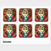 Jazzplayer 2012 vierkante sticker (Vel)