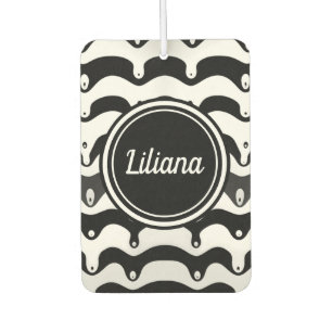 Jazzy Black en White Smelting Zebra Stripes Luchtverfrisser