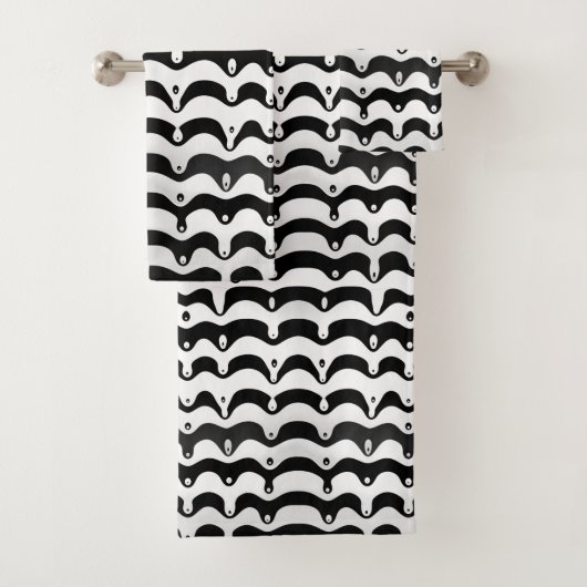 Jazzy Black & White Meling Zebra Stripes (En situation)