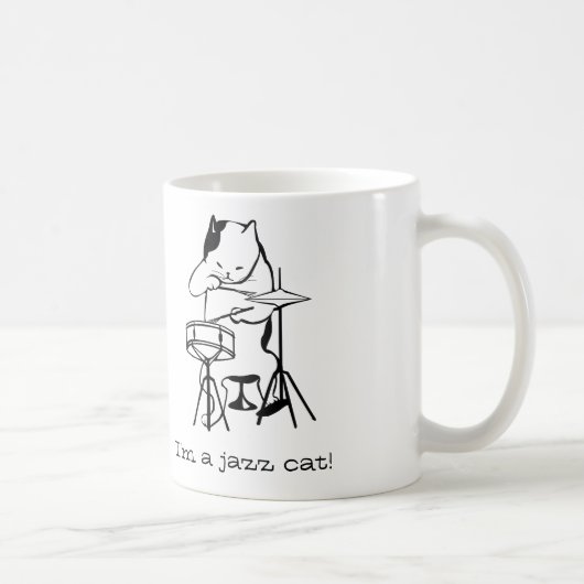 Jazzy Cat Mug (Droite)