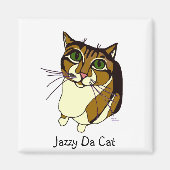 Jazzy Da Cat Magnet (Devant)
