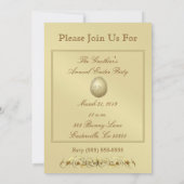 Jazzy Dashing Bunny Paarse Pasen Kaart (Achterkant)