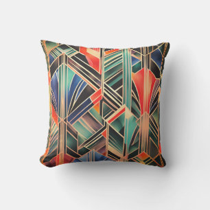 Jazzy geometrische elegante klassieke Boho geometr Buitenkussen
