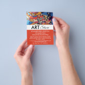 Jazzy Graffiti Art, Art Supplies Store Flyer (Hand)