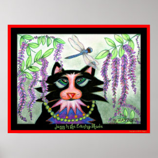 Jazzy in de Evening Shade Poster