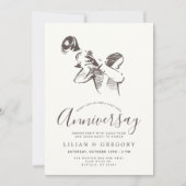 Jazzy Jubileum | Jazz Music Thaise Party Kaart (Voorkant)