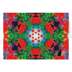 Jazzy Kaleidoscope Wenskaart