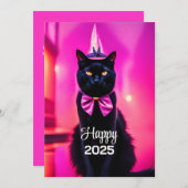 Jazzy Kitty - Gelukkig 2025 (Voorkant / Achterkant)