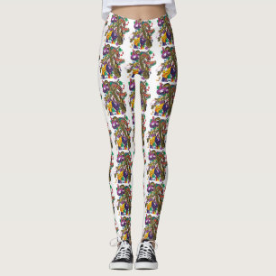 Jazzy Music Fest in New Orleans Leggings