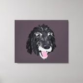 Jazzy Portrait Canvas Art - Achtergrond (Voorkant)