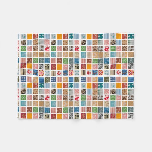 Jazzy Pyrex Fleece Throw (Voorkant (Horizontaal))