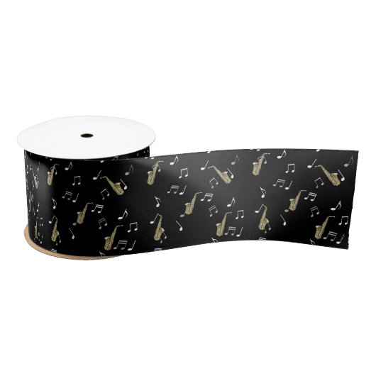 Jazzy Saxophone en Musical Notes  Lint (Spoel)