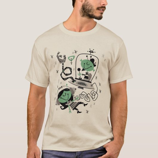 Jazzy space beatniks t-shirt (Voorkant)