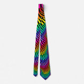 Jazzy Stripes dubbelzijdig fractal Stropdas (Achterkant)