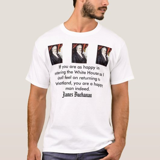 Jb, James Buchanan T-shirt (Voorkant)