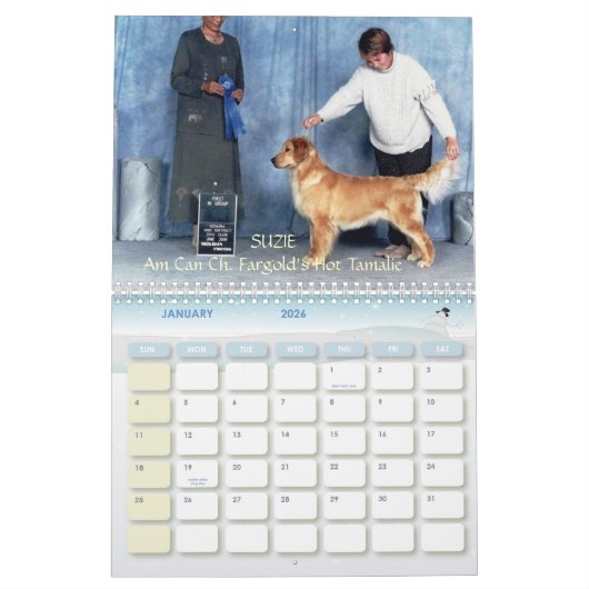 JBG Golden Retrievers Agenda 2007 Kalender (Jan 2026)